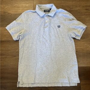 Chaps Light Gray Polo Shirt for Men